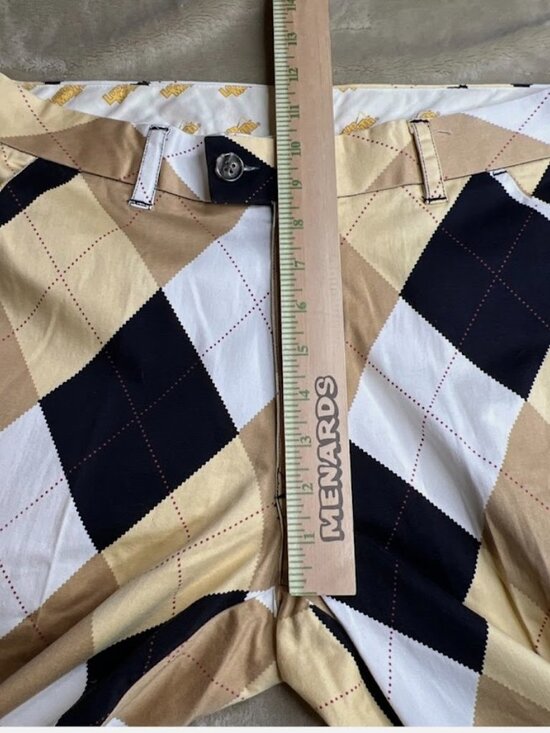 Loudmouth Multicolor Golf Pants Size 30x32 1/2 Sport Custom Taylored - Picture 6 of 7